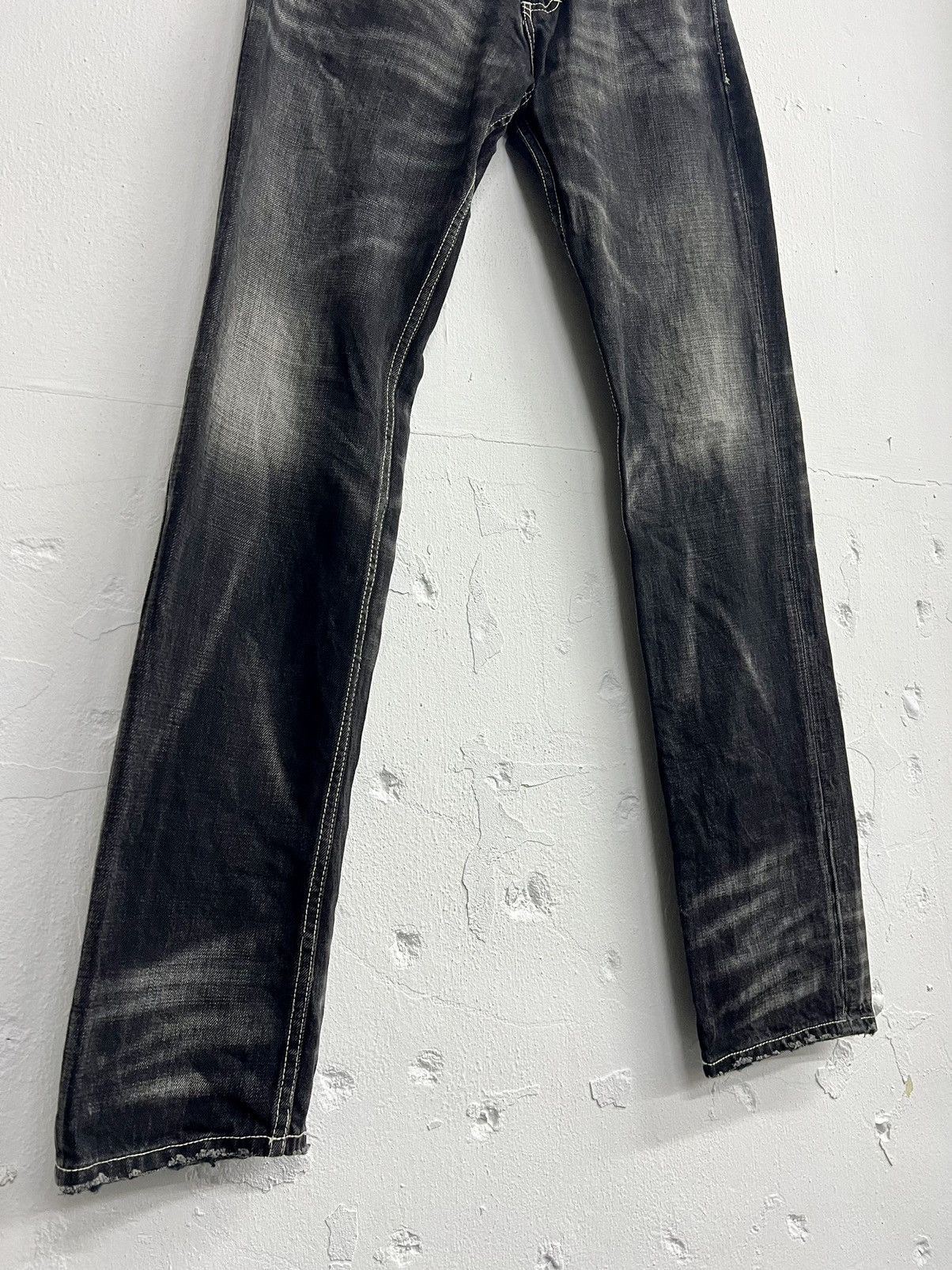 If Six Was Nine SEMANTIC DESIGN SMOKED BLACK DENIM Size US 32 / EU 48 - 4 Thumbnail