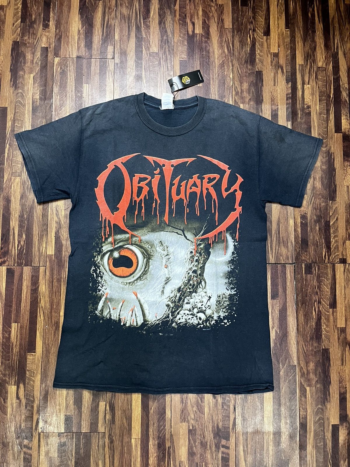 Band Tees × Vintage Vintage Obituary Cause Of Death Band Rock Tee shirt Size US M / EU 48-50 / 2 - 1 Thumbnail