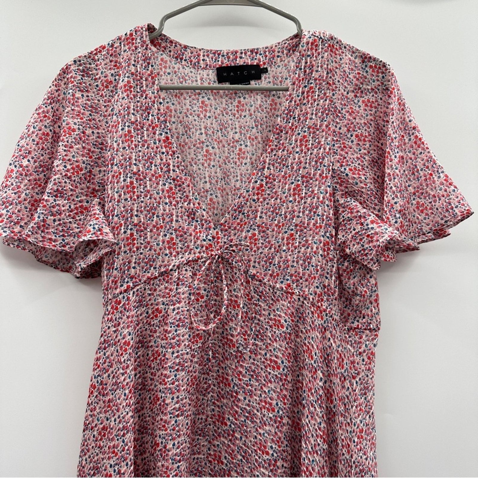 Other Hatch Maternity Margarette Floral Short Sleeve Midi Dress Size S / US 4 / IT 40 - 3 Thumbnail