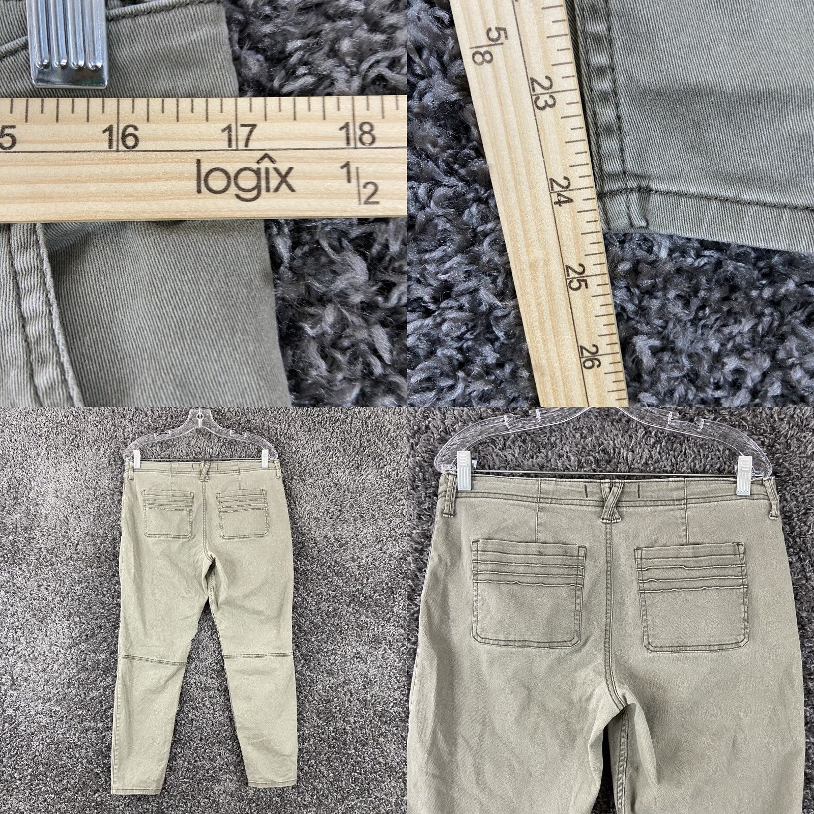 Abercrombie & Fitch Abercrombie & Fitch Jeans Women 31 Green Skinny Regular Size 31 Green Womens Size 24" / US 00 / IT 34 - 8 Thumbnail