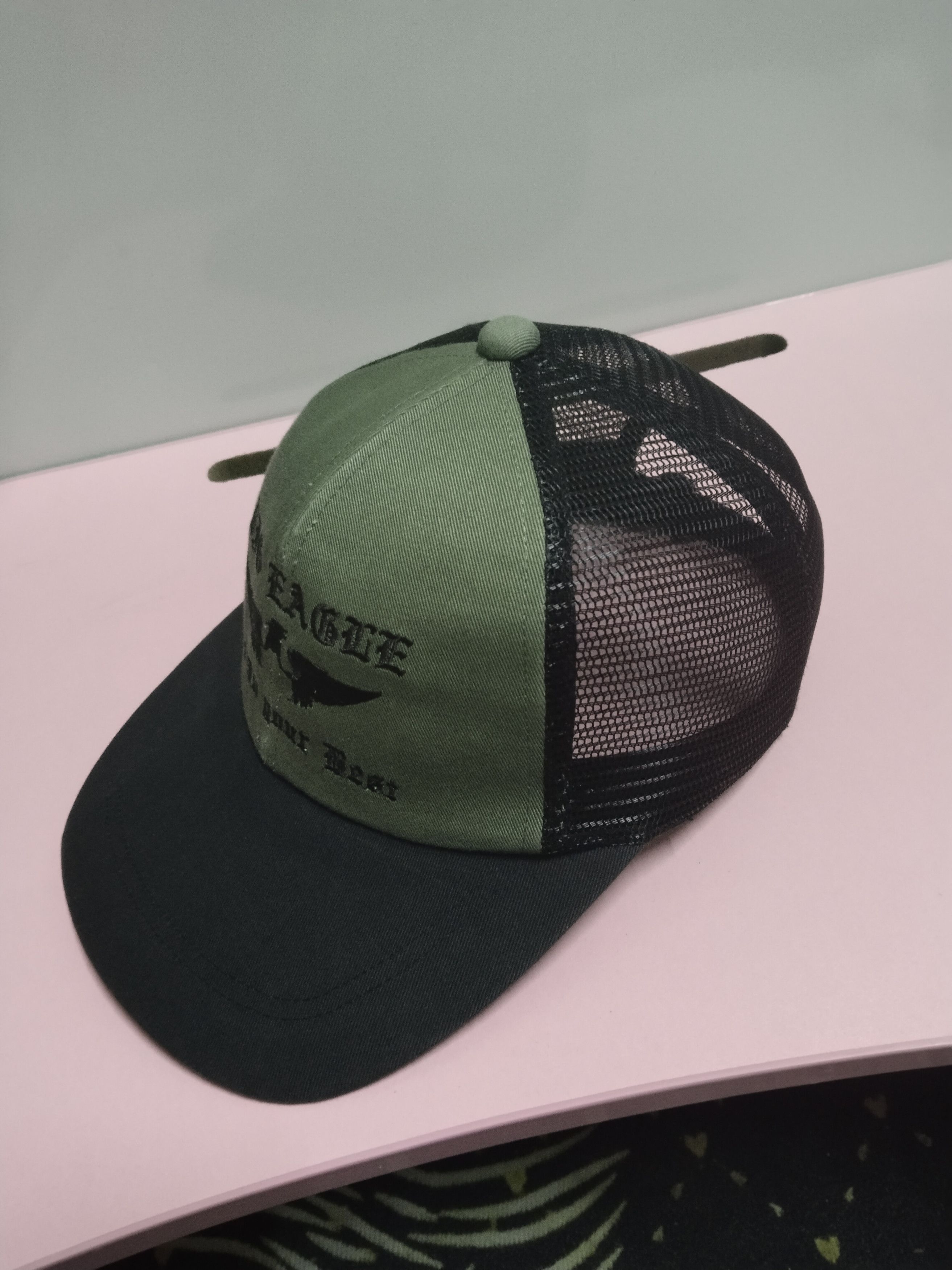 Japanese Brand EAGLE WING VINTAGE TRUCKER HAT Size ONE SIZE - 2 Thumbnail