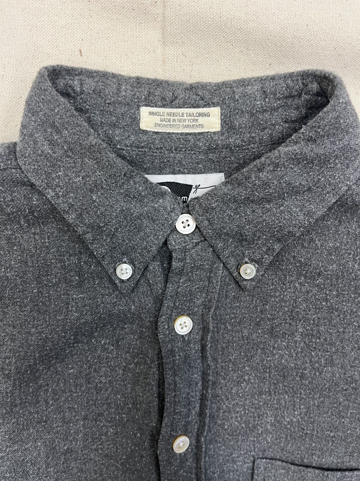 Engineered Garments Engineered Garments FW Grey 19th Century BD Shirt Cotton S Size US S / EU 44-46 / 1 - 1 Thumbnail