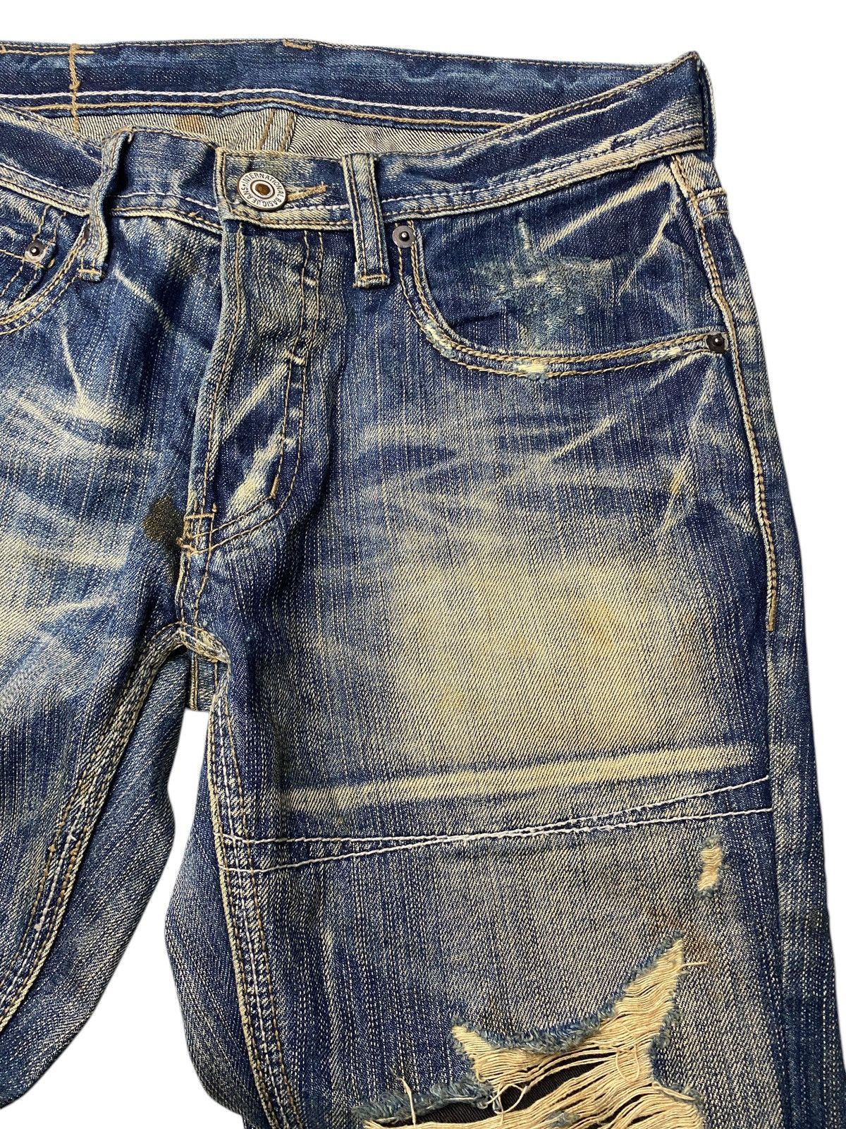 If Six Was Nine 2000's Difference Rupert Seawash Distressed Jeans Size US 28 / EU 44 - 6 Thumbnail