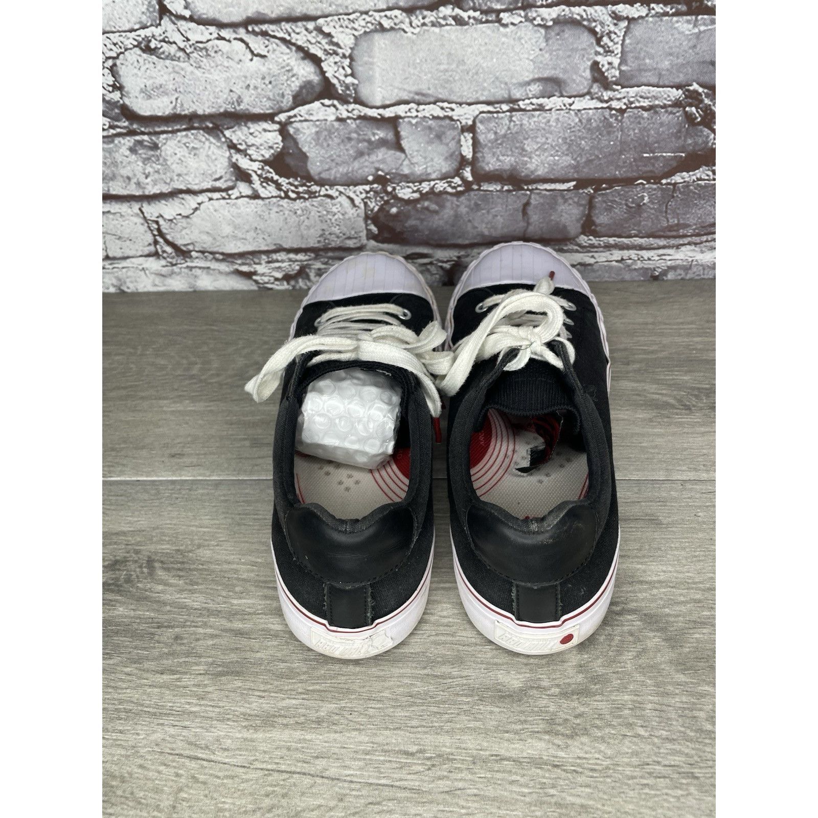 Red Bull Red Ball Jets ‘51 Black & White Canvas Low Top Sneakers Shoe Size US 10 / EU 43 - 6 Thumbnail