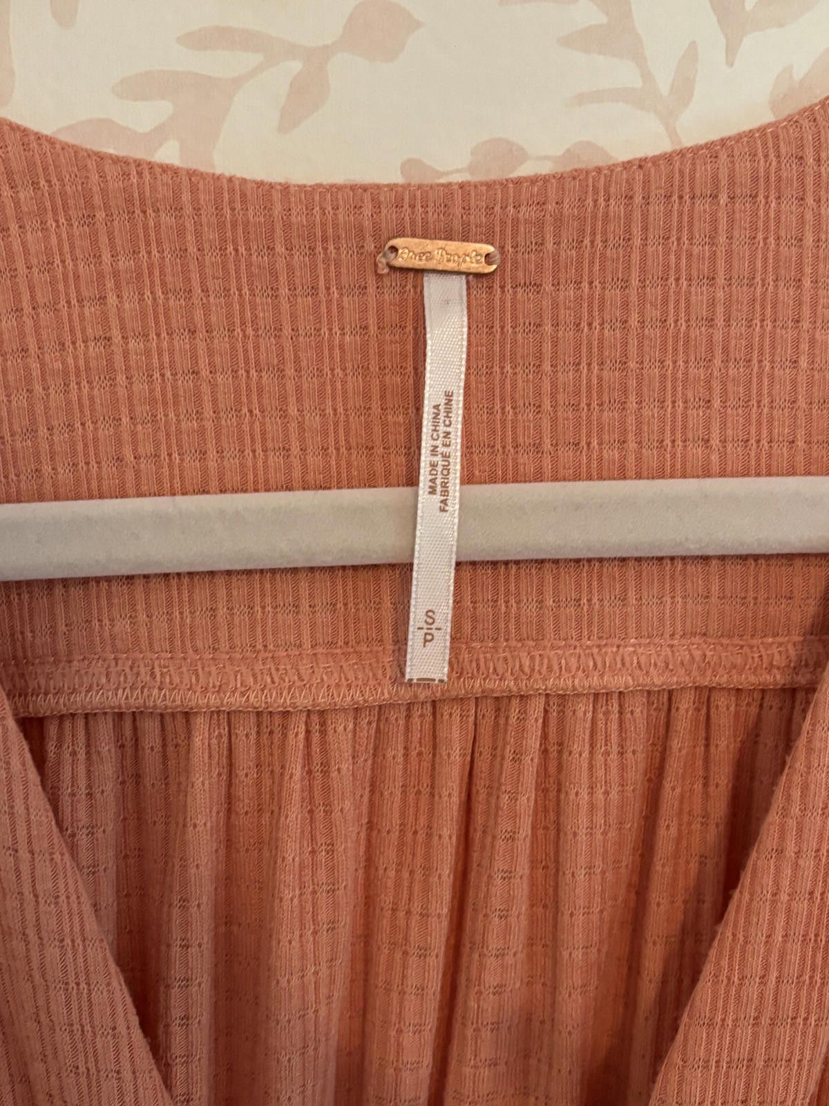 Free People Free People Beach Bound Peach Boho Tank Top sz S Size S / US 4 / IT 40 - 5 Thumbnail