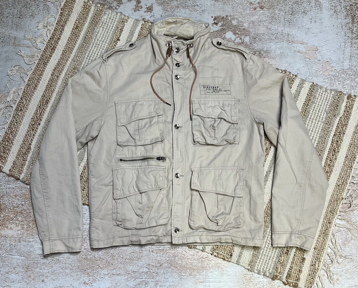 Japanese Brand Firetrap multi pocket vintage jacket Size US L / EU 52-54 / 3 - 1 Thumbnail