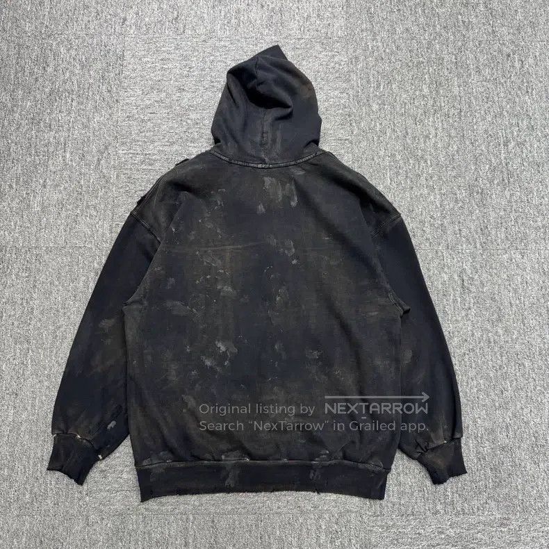 Balenciaga Balenciaga Mud dye distressed hoodie Size US XS / EU 42 / 0 - 5 Thumbnail