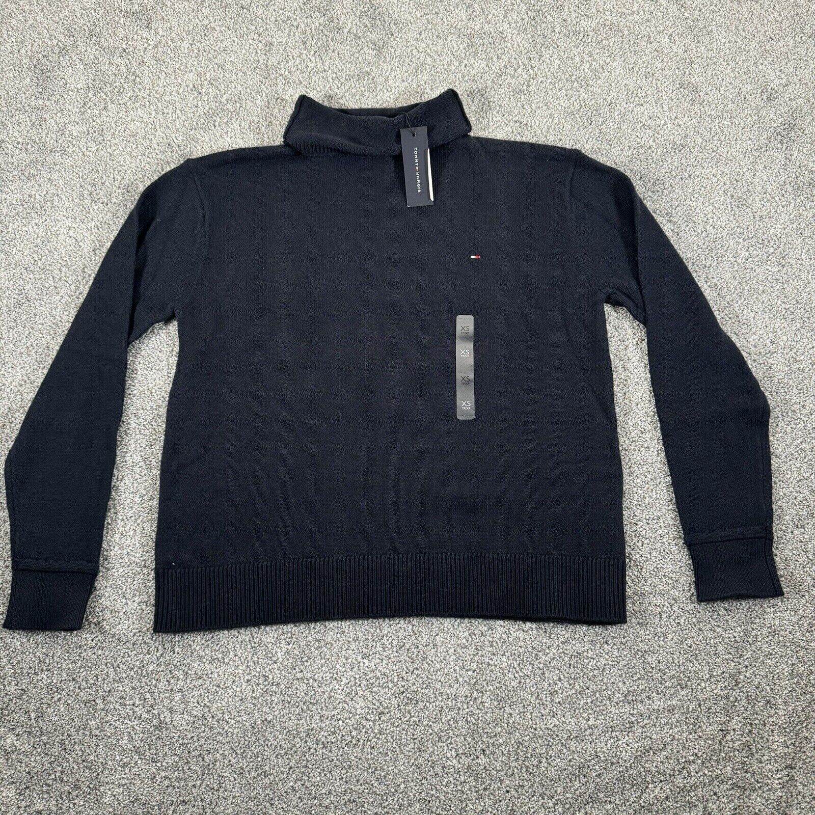 Tommy Hilfiger Sweater Womens XS Relaxed Fit Academia Preppy