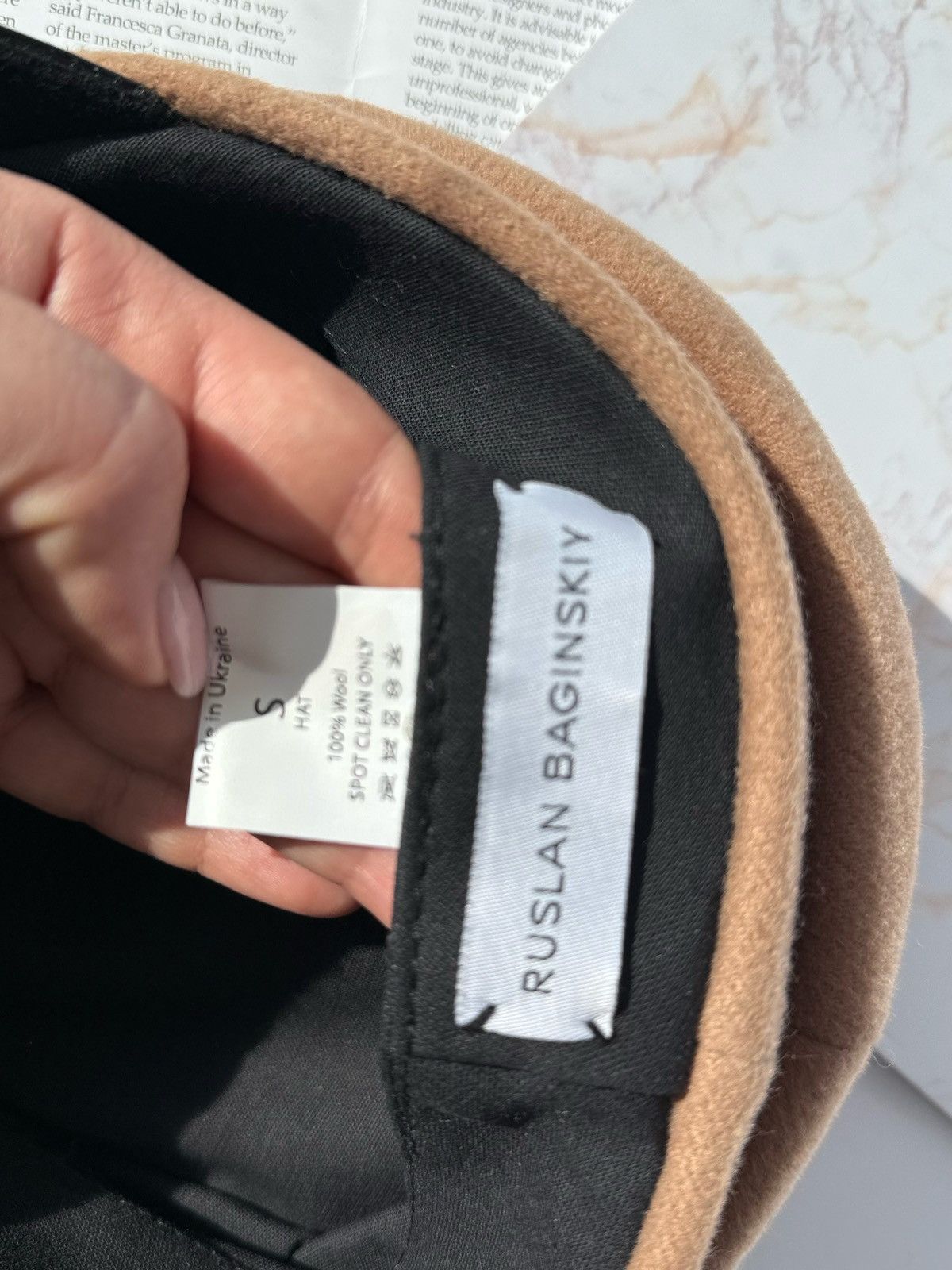 Ruslan Baginskiy Ruslan Baginskiy brown hat Size ONE SIZE - 4 Thumbnail