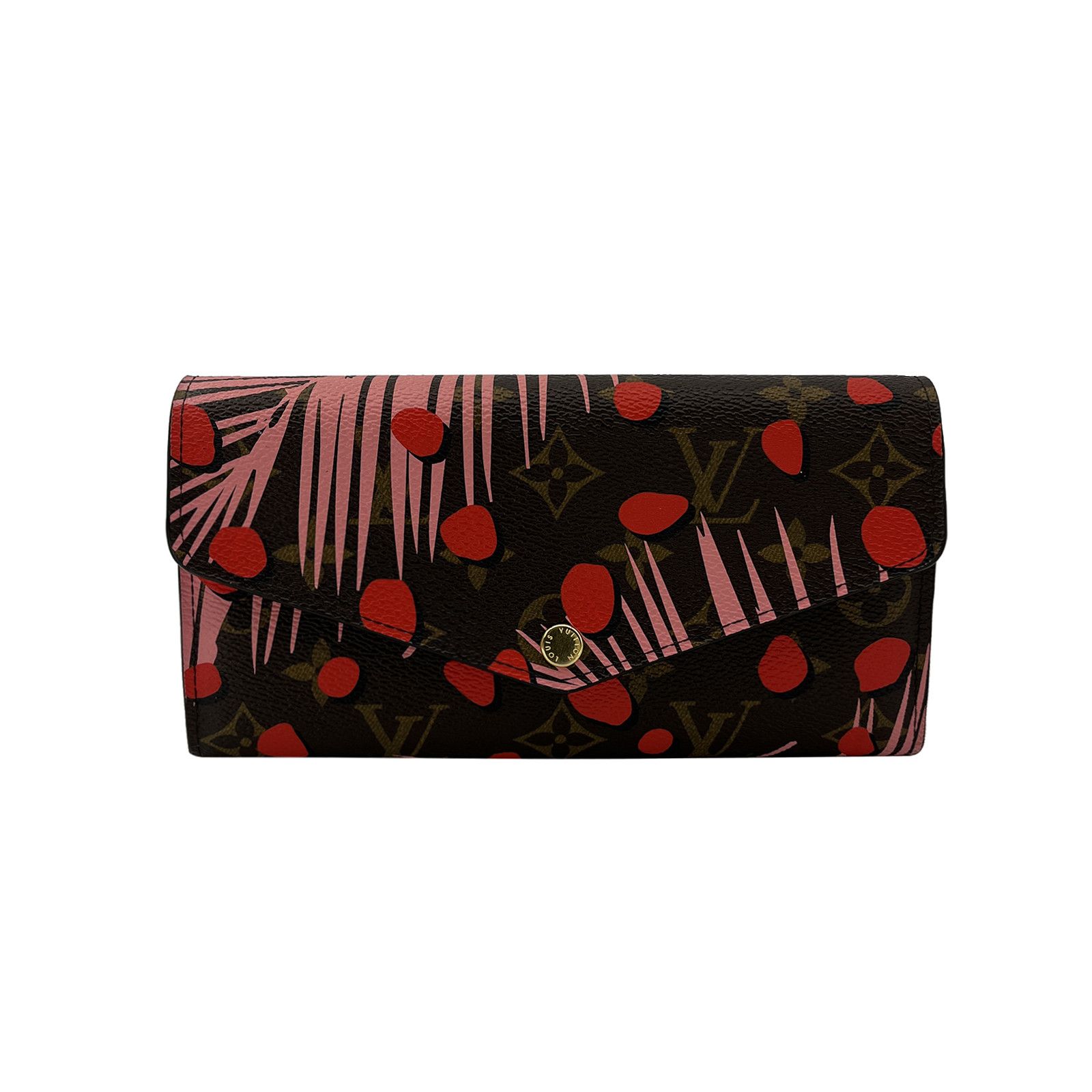 Louis Vuitton Louis Vuitton (LV) Sarah leather snap button printed wallet Size ONE SIZE - 1 Thumbnail