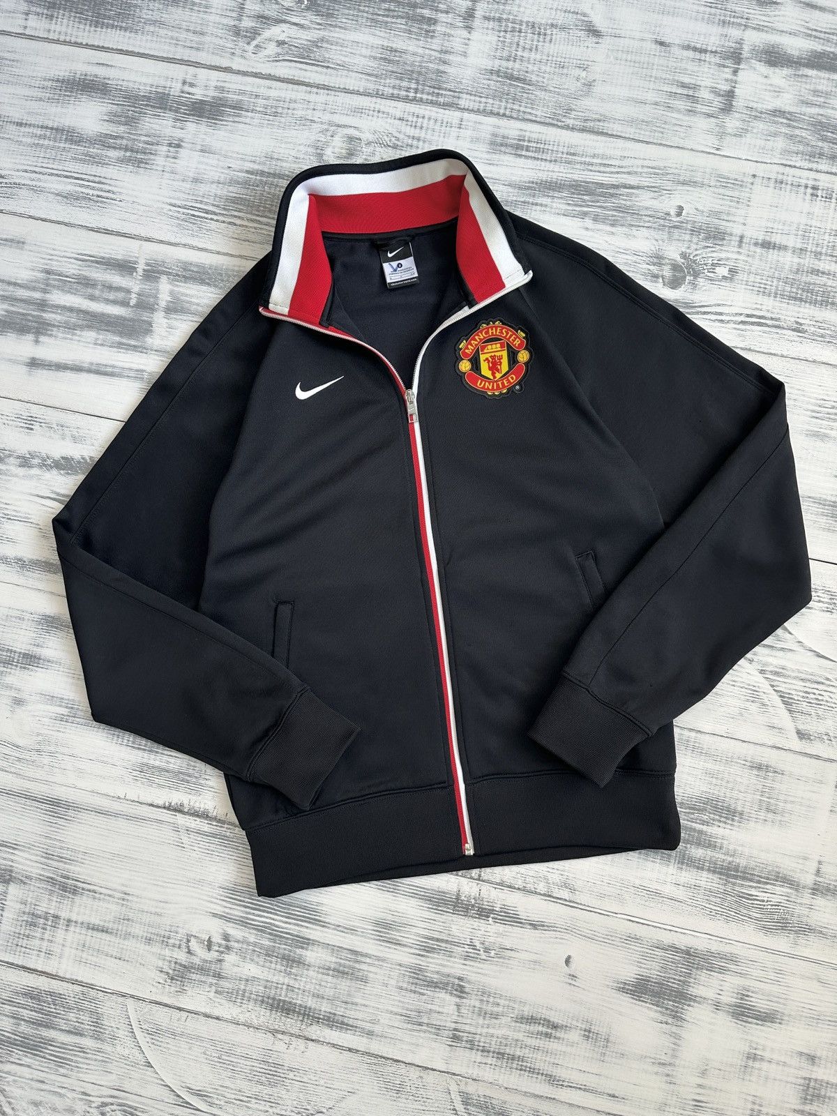 Nike NIKE Manchester United Men’s Training Soccer Track Jacket Size US S / EU 44-46 / 1 - 1 Thumbnail