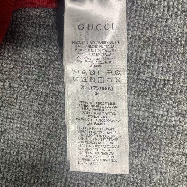 Gucci Gucci Letter printed hooded sweatshirt -DMC Size US XL / EU 56 / 4 - 5 Thumbnail