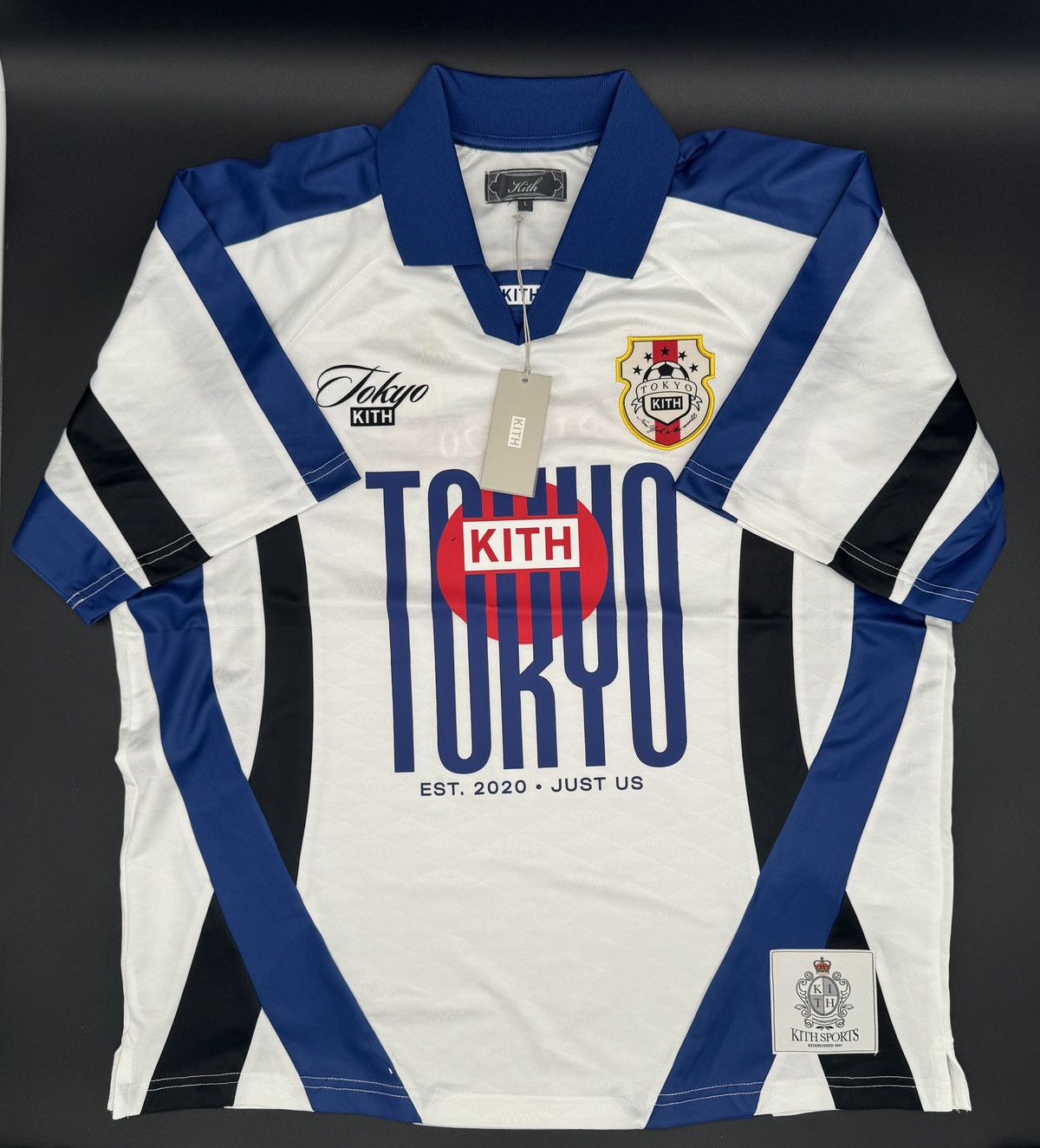 Kith Kith Seoul Edison South Korea soccer jersey size large