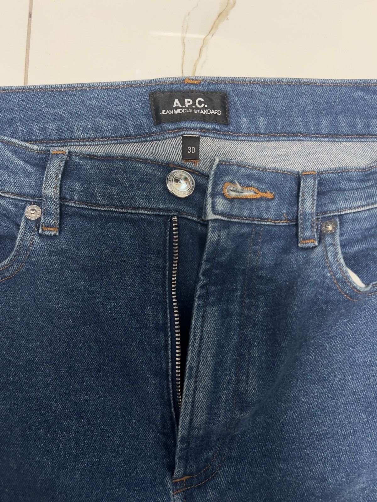 A.P.C. A.P.C. Middle Standard Jeans Size US 30 / EU 46 - 5 Thumbnail
