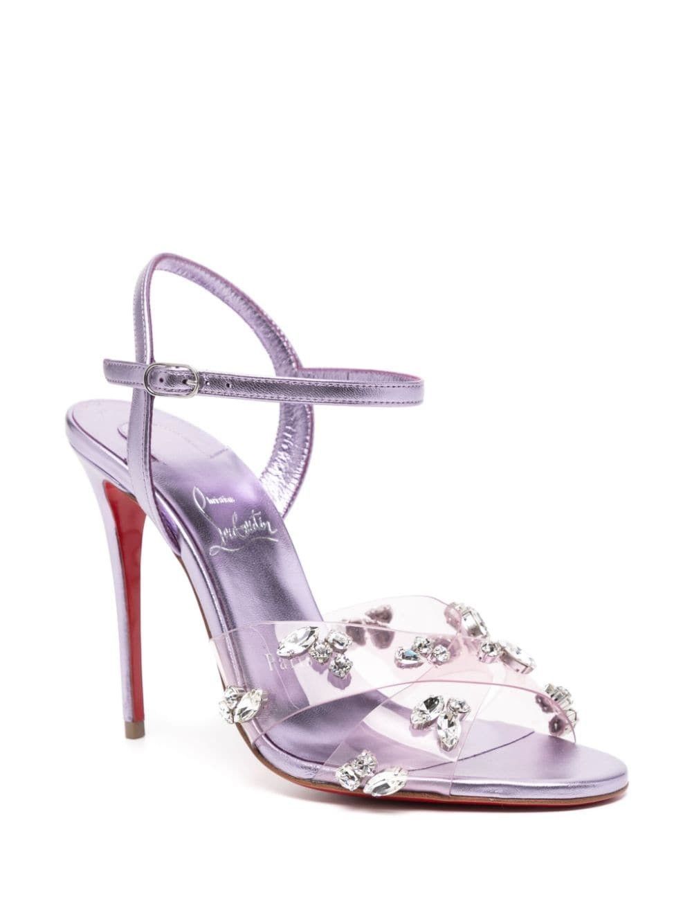 Christian Louboutin o1s1wg111025 Heels in Purple Size US 8.5 / IT 38.5 - 1 Thumbnail