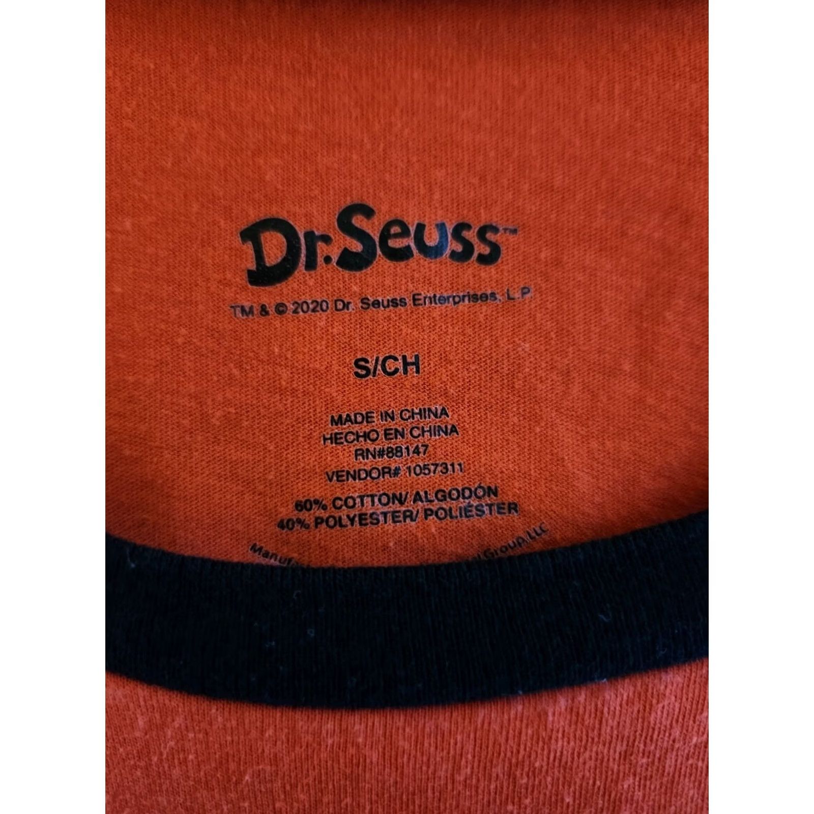 Vintage Dr Seuss The Grinch Merry Whatever Red Graphic Ringer T-Shirt Sz S Adult Mens Size US S / EU 44-46 / 1 - 2 Thumbnail