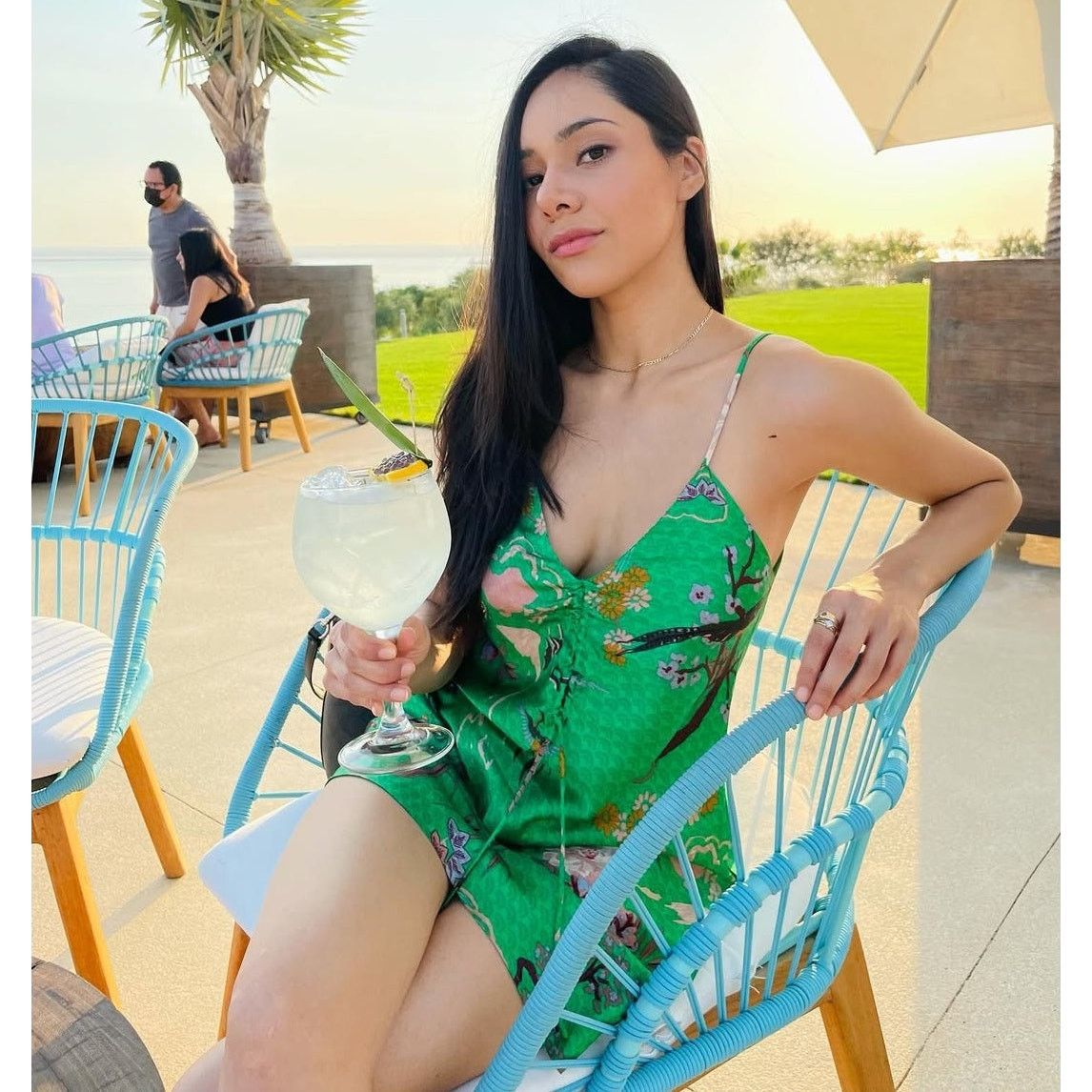 Zara ZARA Green Floral Slip Mini Dress NWT Blogger Favorite Size M / US 6-8 / IT 42-44 - 9 Thumbnail