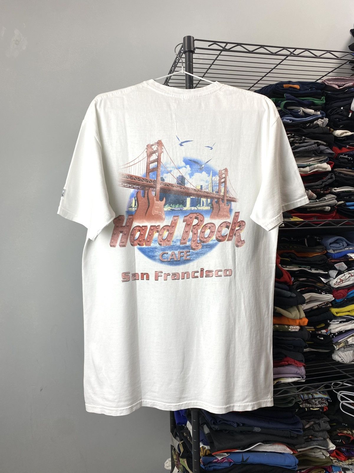 Hard Rock Cafe Vintage 1990’s Hard Rock Cafe San Francisco T Shirt Size US L / EU 52-54 / 3 - 1 Thumbnail