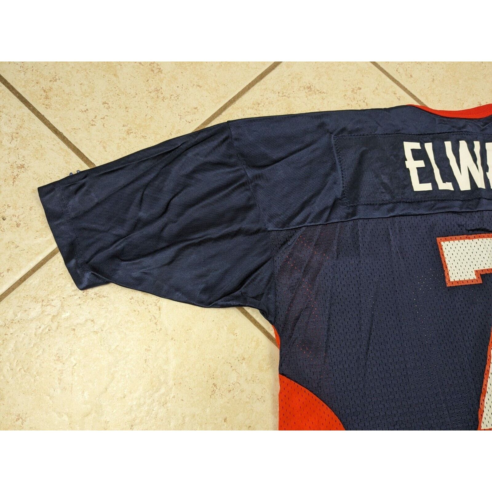 Champion Vtg Denver Broncos Jersey XL 48 Blue Champion Elway #7 NFL Size US XL / EU 56 / 4 - 11 Thumbnail