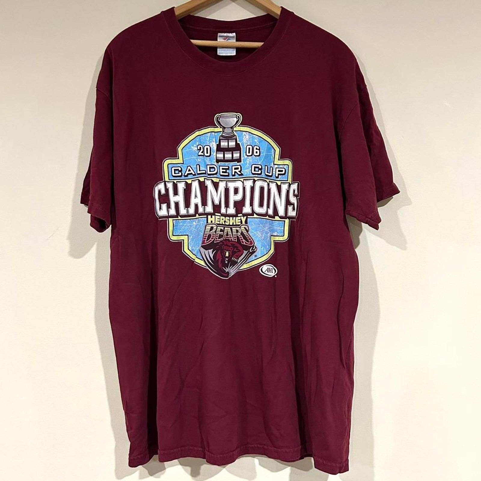 Jerzees 2006 Hershey Bears Hockey Calder Cup Champions Shirt Size US XL / EU 56 / 4 - 1 Thumbnail