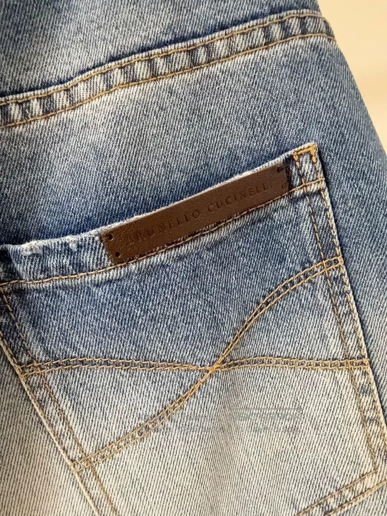 Brunello Cucinelli Brunello Cucinelli Denim pants Size 26" / US 2 / IT 38 - 5 Thumbnail