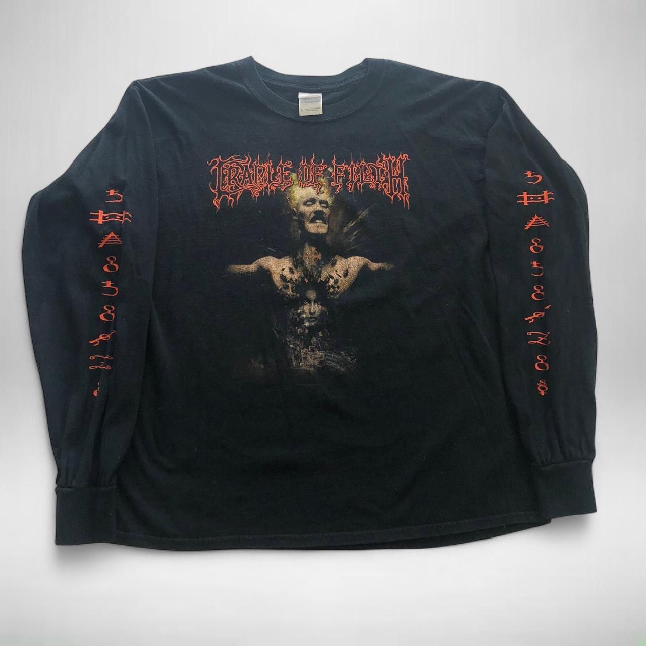 Band Tees 2009 Cradle of Filth metal band Shat out of hell Long Sleeve Size US L / EU 52-54 / 3 - 1 Thumbnail