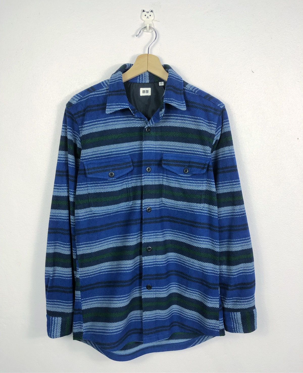 Uniqlo Rare Uniqlo Fleece Flannel Button Ups Shirt Size US M / EU 48-50 / 2 - 1 Thumbnail