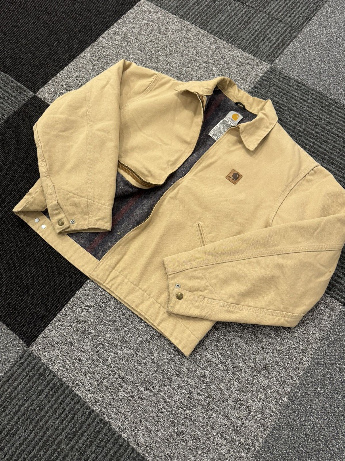Carhartt Carhartt Detroit Jacket J146 WET usa vintage og workwear Size US L / EU 52-54 / 3 - 2 Thumbnail