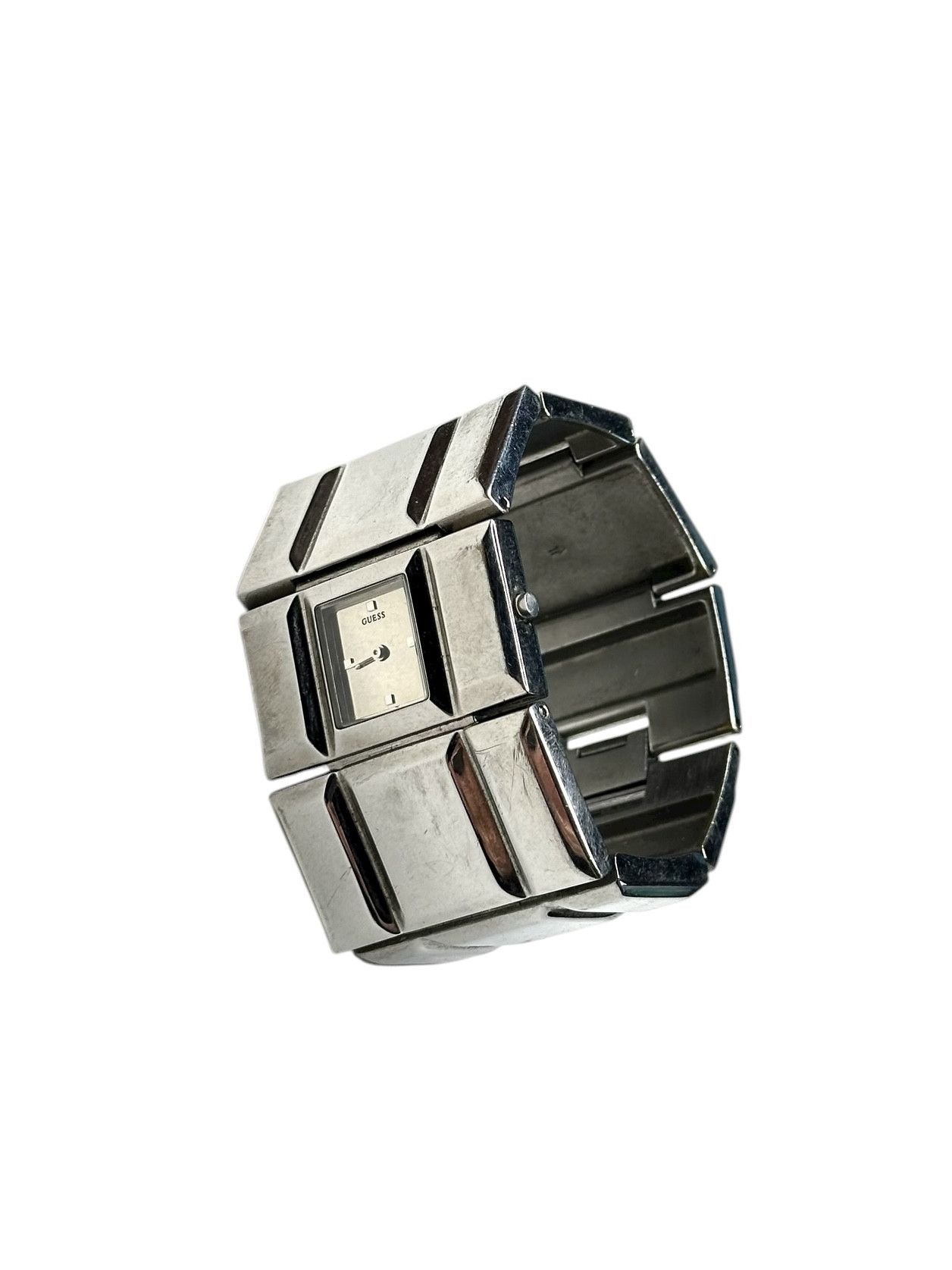 Guess Guess Wide Steel Watches Size ONE SIZE - 1 Thumbnail