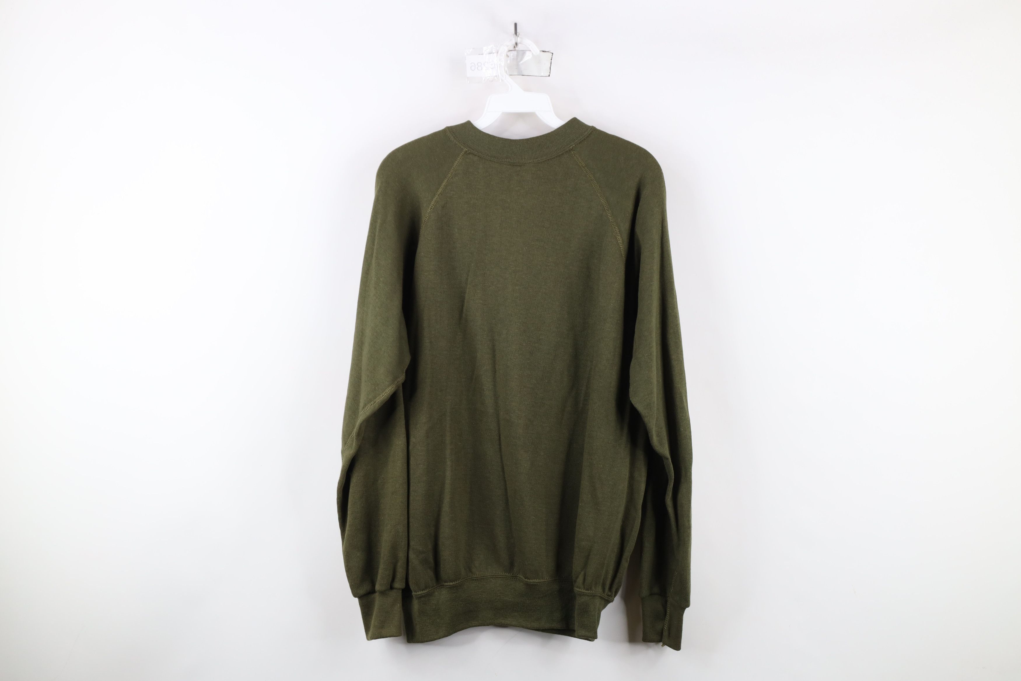 Gap × Vintage Deadstock Vintage 70s 80s Gap Crewneck Sweatshirt Olive USA Size US L / EU 52-54 / 3 - 12 Thumbnail