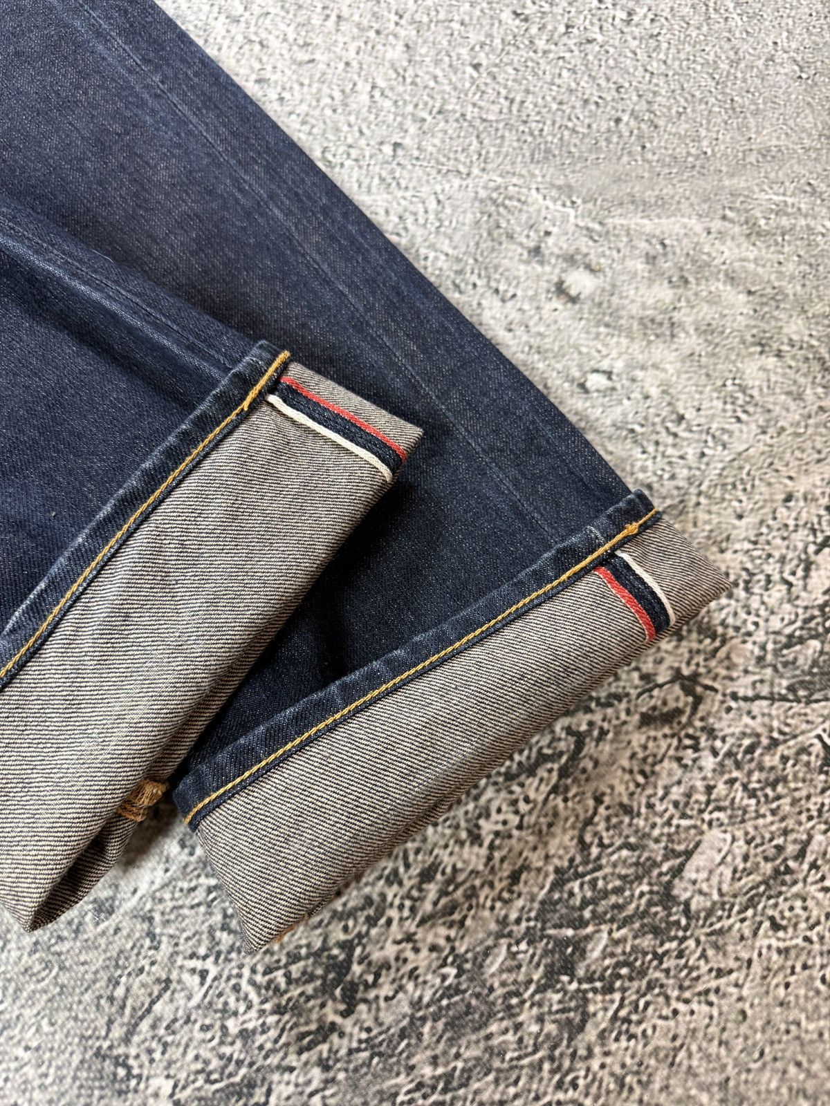 Evisu Evisu jeans daicock big logo yellow selvedge denim Size US 31 - 7 Thumbnail