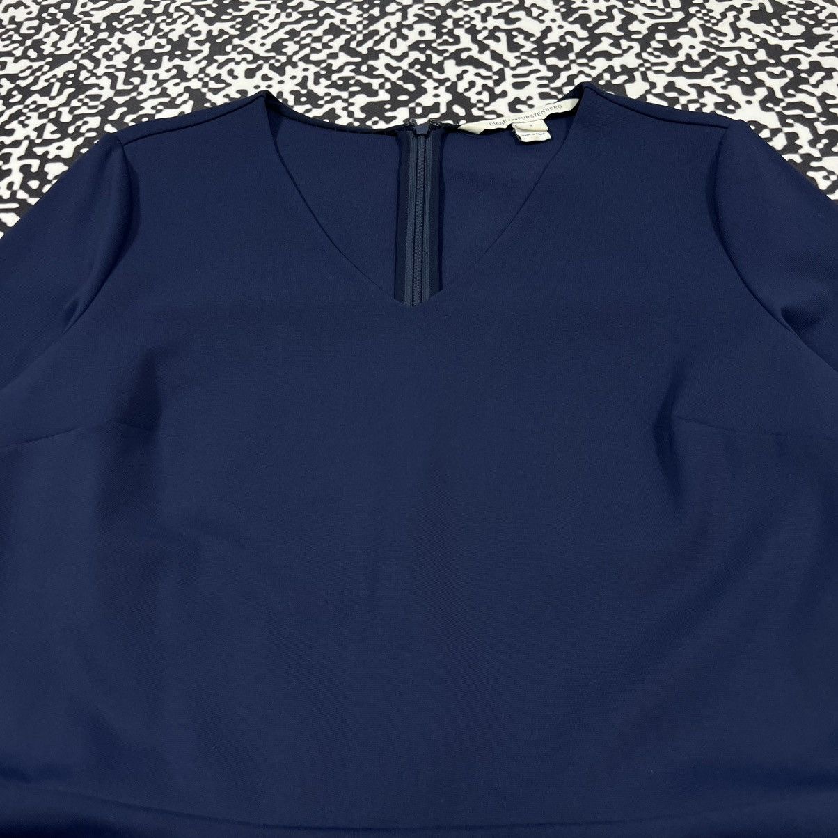 Diane von Furstenberg Diane Von Furstenberg Nylon Flared Mini Dress Luxury Style Size M / US 6-8 / IT 42-44 - 11 Thumbnail