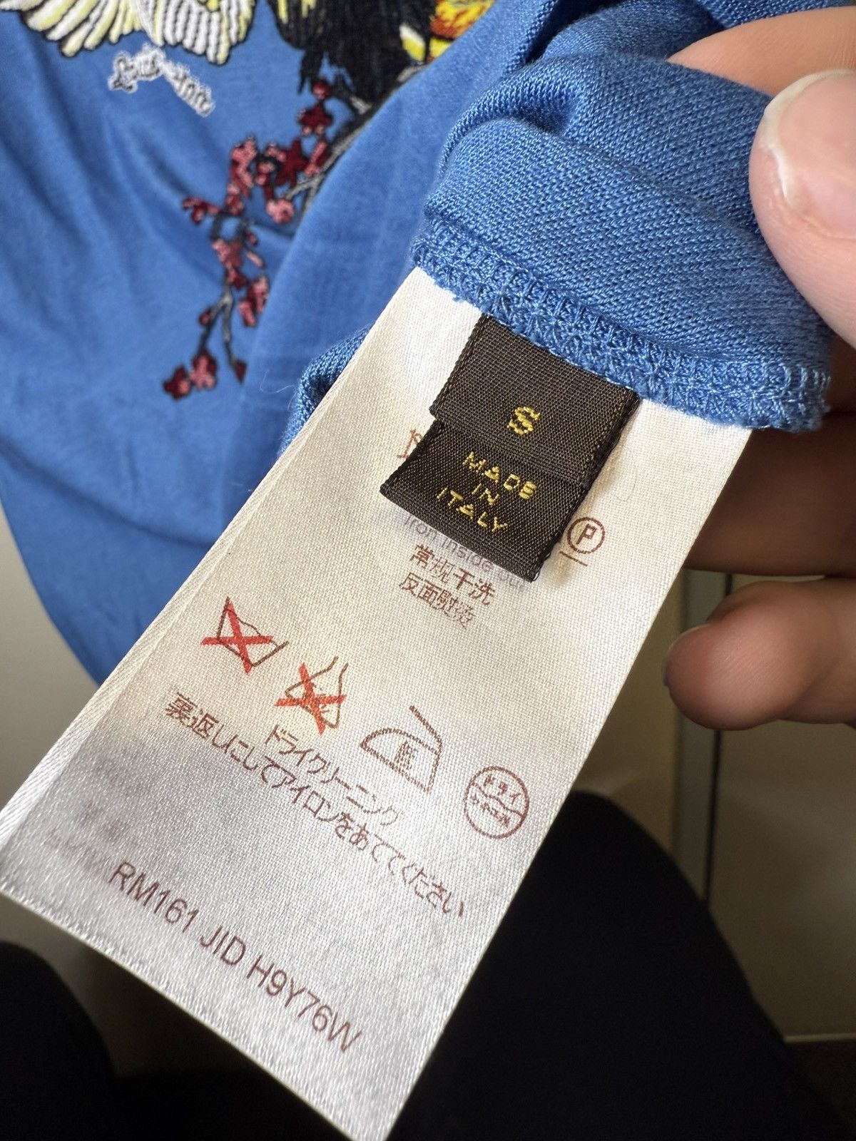 Louis Vuitton Louis Vuitton crane tee Size US S / EU 44-46 / 1 - 7 Thumbnail