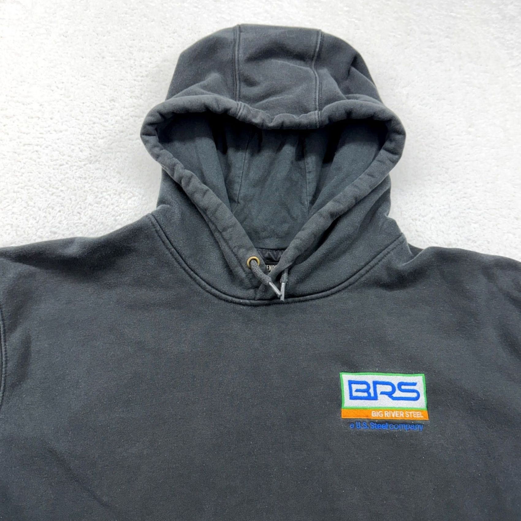 Carhartt Carhartt Defender Hoodie Mens 2XL Black Big River Steel Logo Sweatshirt Size US XXL / EU 58 / 5 - 2 Thumbnail