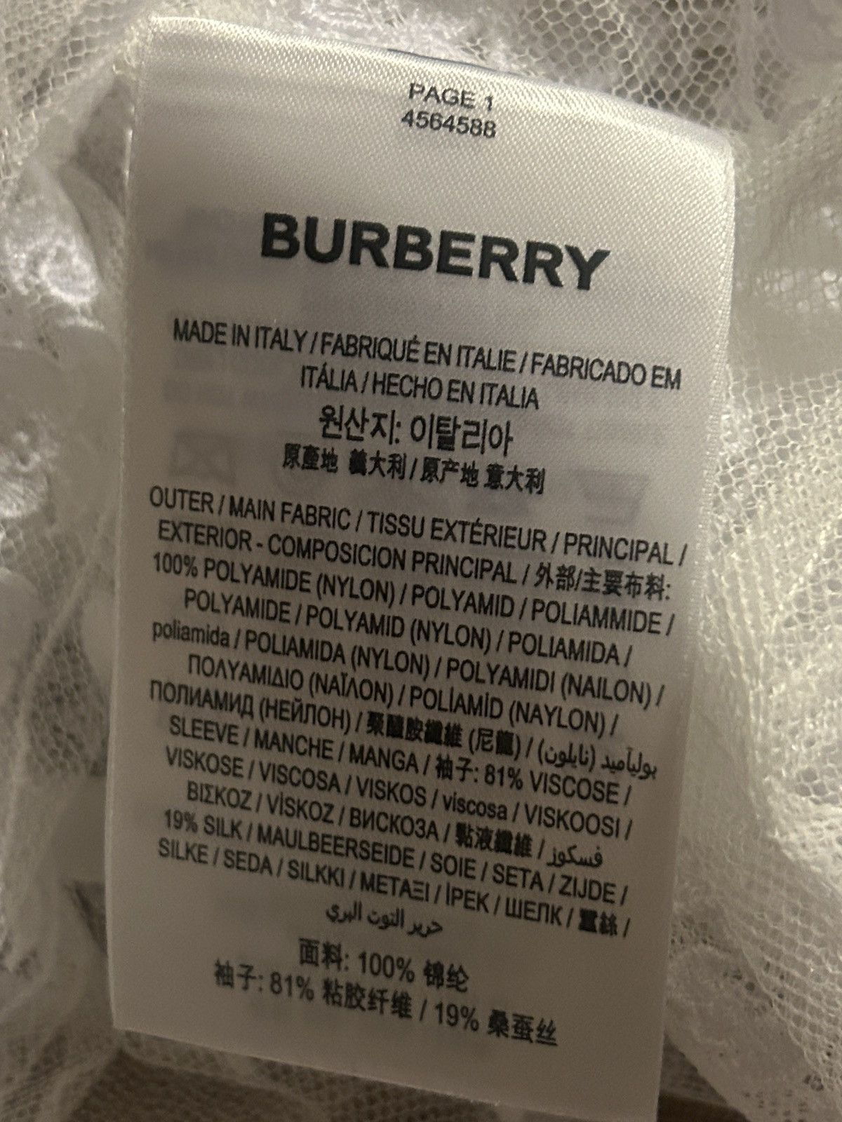 Burberry BURBERRY Ruffled embroidered Swiss-dot tulle blouse Size S / US 4 / IT 40 - 7 Thumbnail