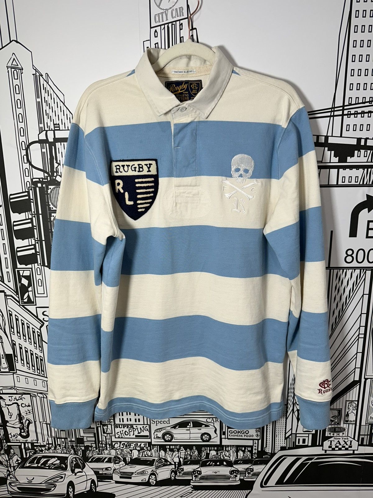 Rugby Ralph Lauren Rugby Ralph Lauren Crazy Rugby Baby Blue L Size US L / EU 52-54 / 3 - 1 Thumbnail