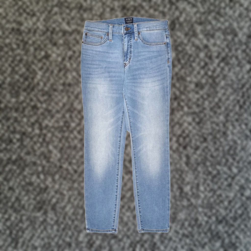 J.Crew J. CREW Womens Petite Skinny Jeans Blue Cotton W26 L25 Size 26" / US 2 / IT 38 - 1 Thumbnail