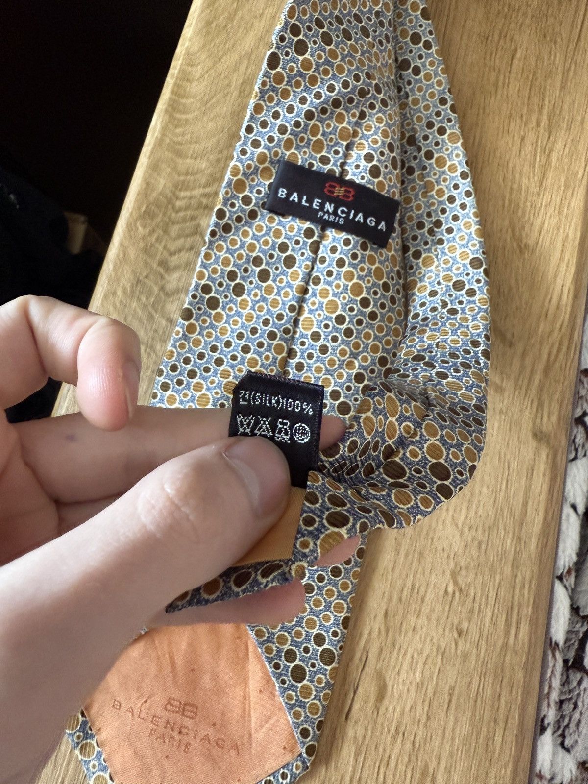 Balenciaga Vintage Balenciaga Tie Size ONE SIZE - 7 Thumbnail