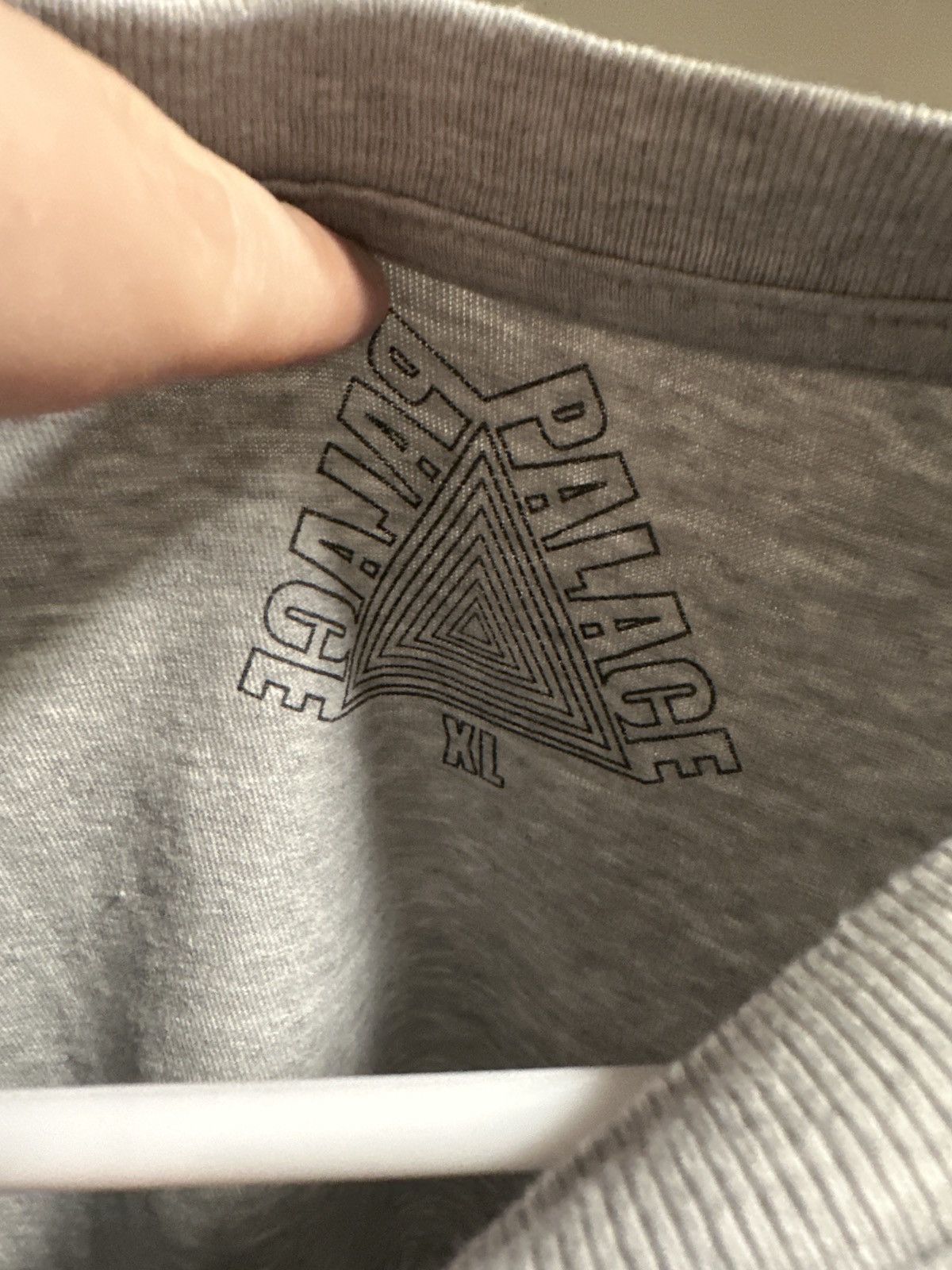 Palace Palace Trianglosaurus T shirt XL cotton gray Size US XL / EU 56 / 4 - 3 Thumbnail