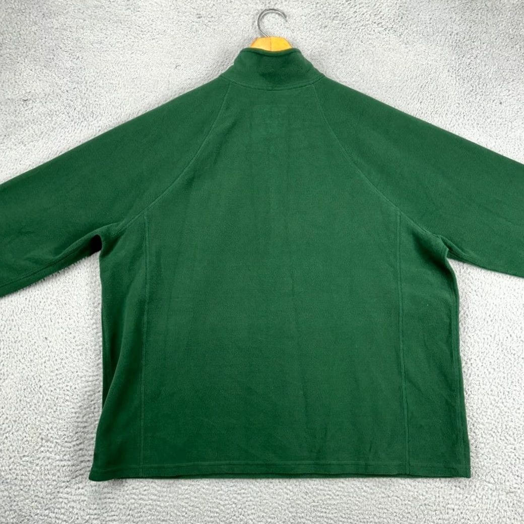 Vintage L.L. Bean Fleece Pullover Sweater Adult XL Green Quarter Zip Long Sleeve Mens Size US XL / EU 56 / 4 - 3 Thumbnail
