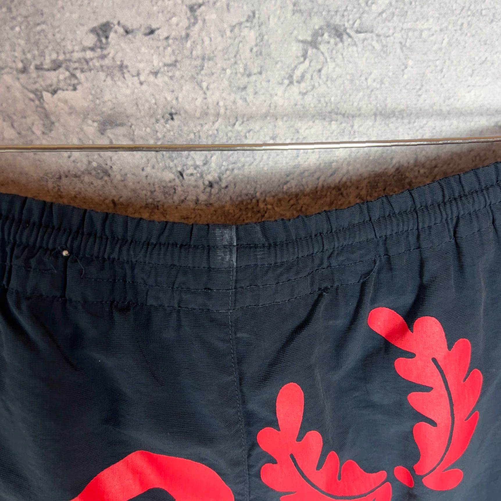Fred Perry Fred Perry Men’s Black Polyester Logo Back Shorts M Vintage Size US 31 - 7 Thumbnail