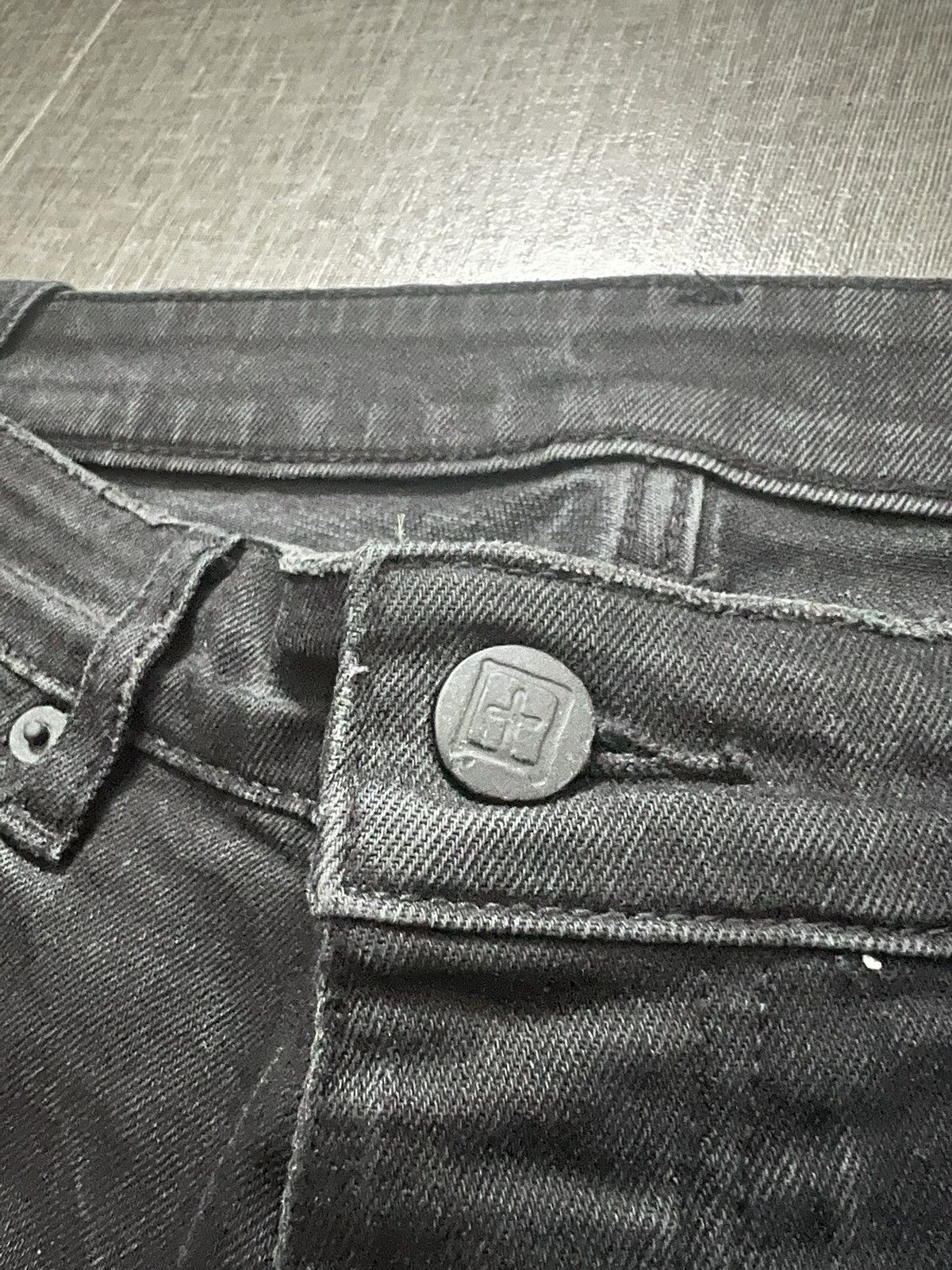 Double Knee Ripped Denim
