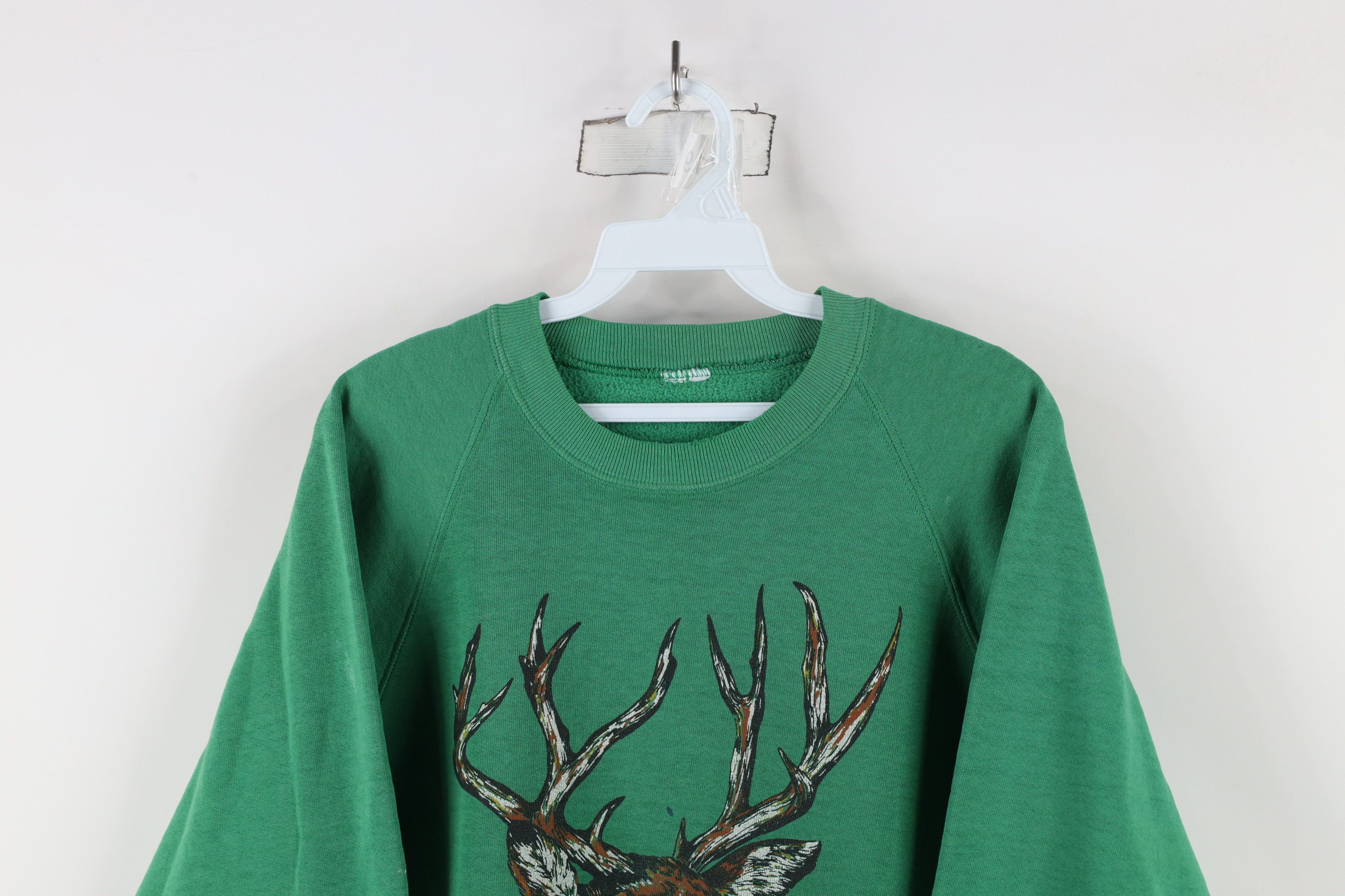 Vintage Vintage 80s 90s Streetwear Deer Buck Crewneck Sweatshirt USA Size US S / EU 44-46 / 1 - 2 Thumbnail