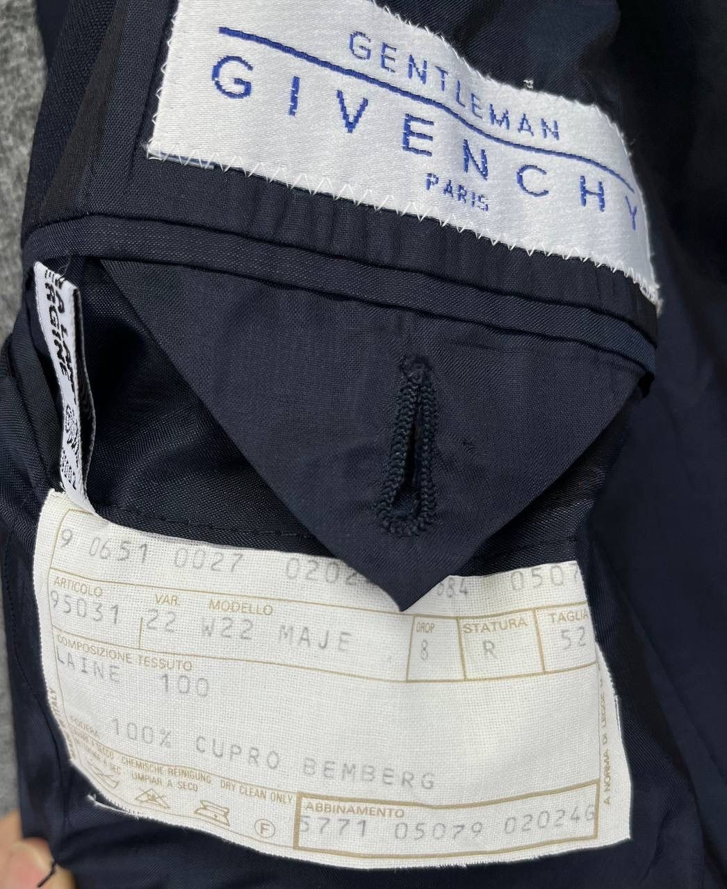 Givenchy Vintage Givenchy Paris Gentlemen Blazer Coat Jacket Size US M / EU 48-50 / 2 - 8 Thumbnail