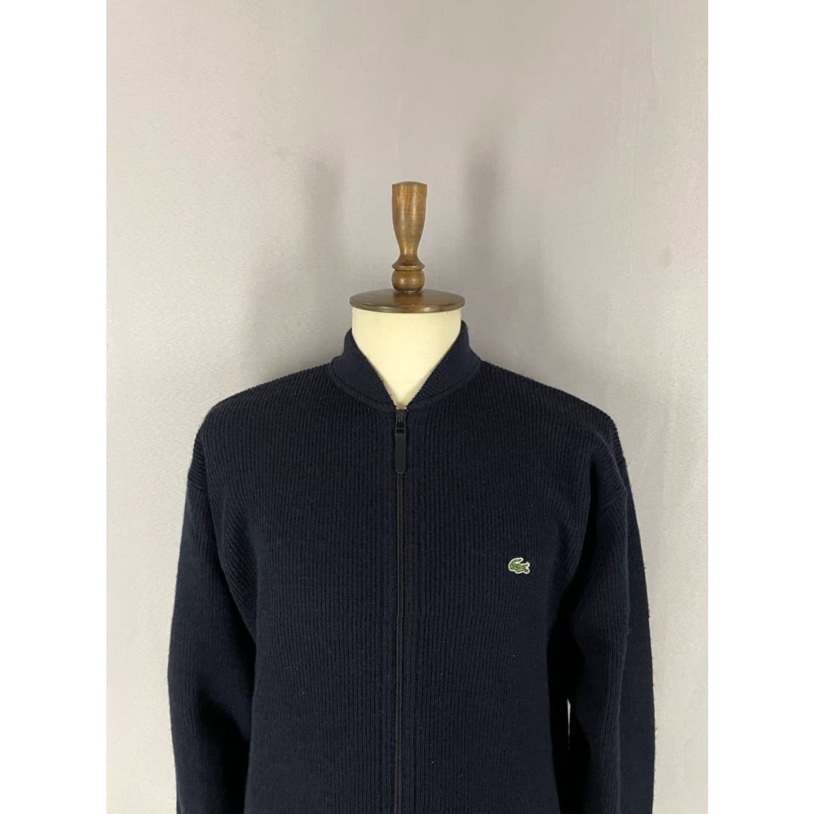Lacoste Lacoste Cardigan Sweater Mens Regular Size 4 Black Wool Zipper Long Sleeve Cardigan Size US S / EU 44-46 / 1 - 4 Thumbnail
