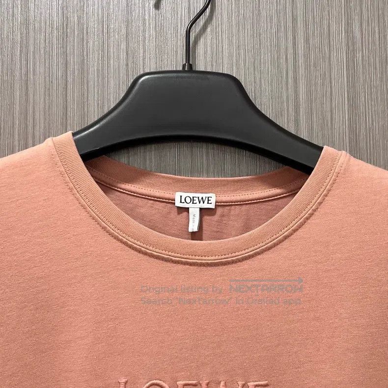 Loewe LOEWE Embroidered Logo Pattern Round Neck Short Sleeve T-S Size US M / EU 48-50 / 2 - 2 Thumbnail