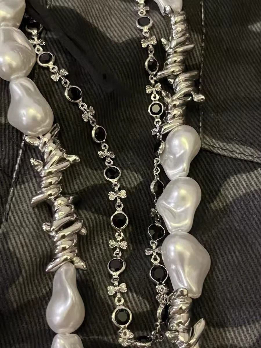 Other Pearl Waist Chain Cowboy Tassel Waist Pant Chain Size ONE SIZE - 4 Thumbnail