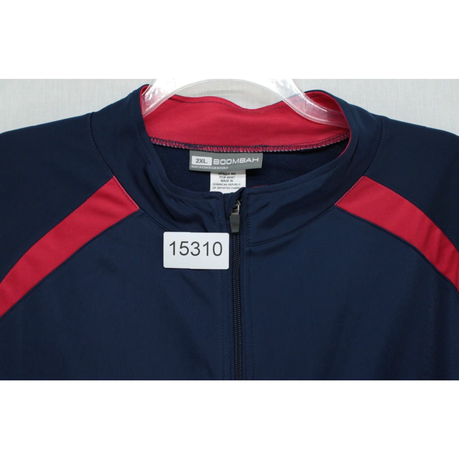 Vintage Boombah Track Jacket Men 2XL Blue Full Zip Activewear Preppy Warm Up Size US XXL / EU 58 / 5 - 7 Thumbnail