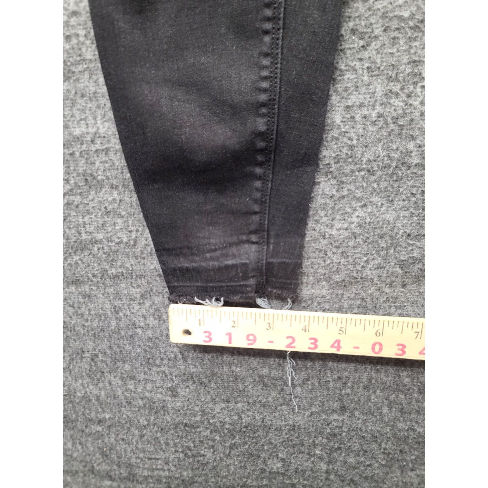Spanx Spanx Jeans Womens M Skinny Fit Shapewear Ankle High Rise Mom Distressed Black Size 32" / US 10 / IT 46 - 6 Thumbnail