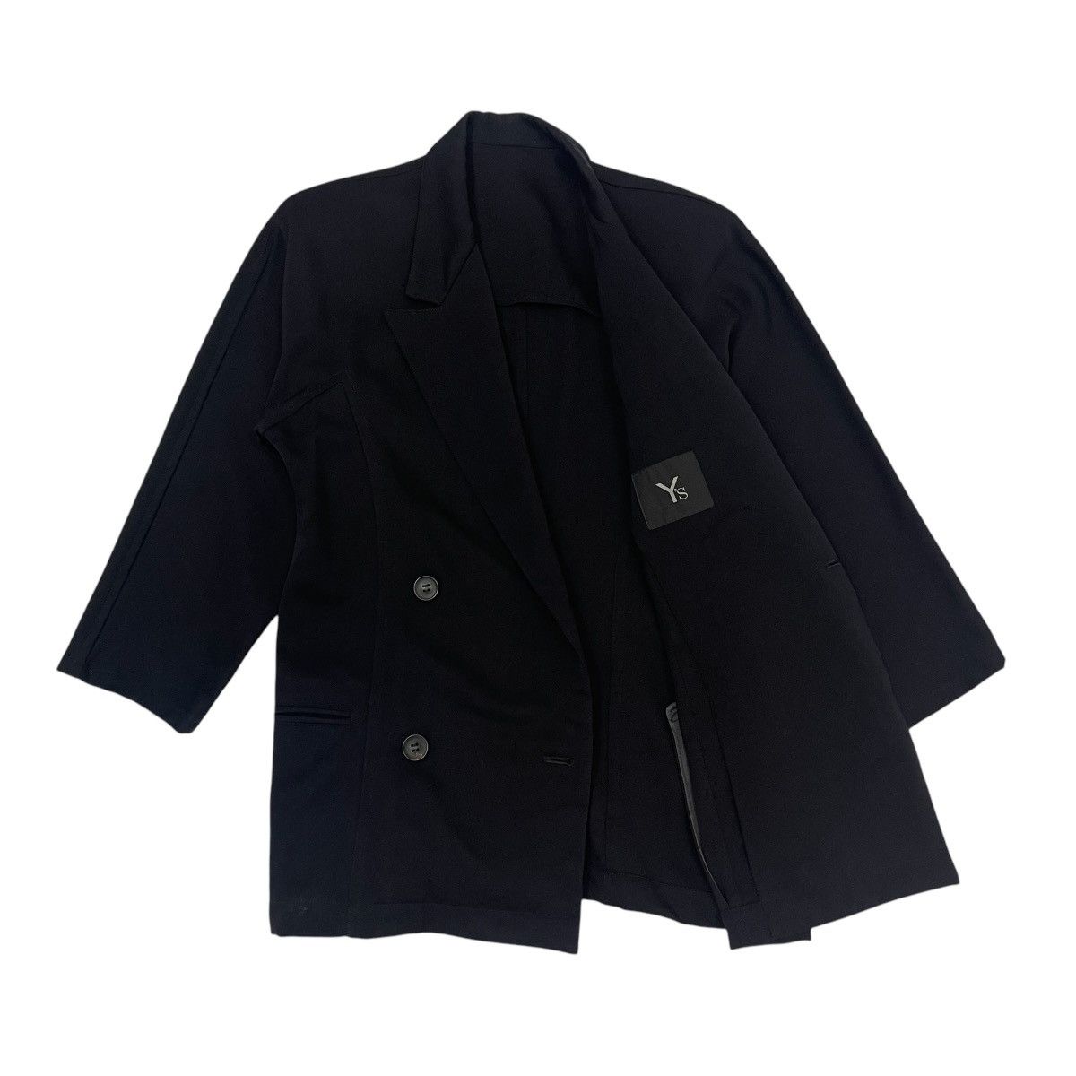 Yohji Yamamoto 🔥Y’s Yohji Yamamoto Wool Double Breasted Jacket Size L / US 10 / IT 46 - 5 Thumbnail